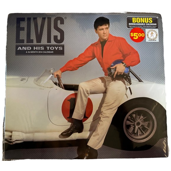 Elvis Presley Calendar Lot of 10 era 2001-2015 Sealed Mead Products - Picture 15 of 16